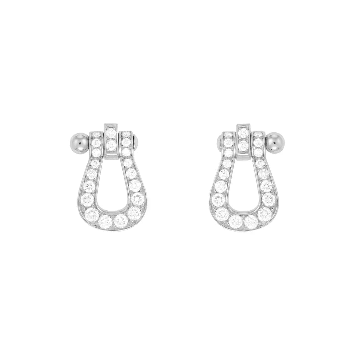 [Rose Jewelrys]FORCE 10 FULL DIAMOND STUD EARRINGS MINI MODEL
