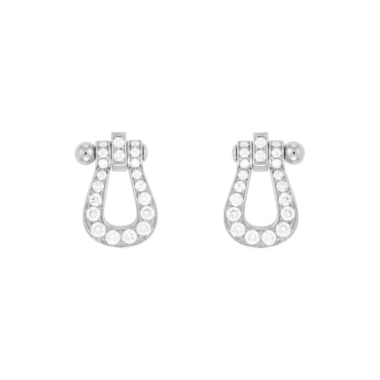 [Rose Jewelrys]FORCE 10 FULL DIAMOND STUD EARRINGS MINI MODEL