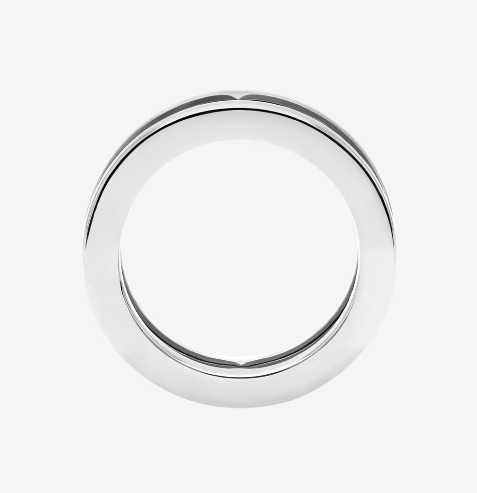 [Rose Jewelrys]ZERO 1 ONE-BAND WITH OPENWORK LOGO SPIRAL RING