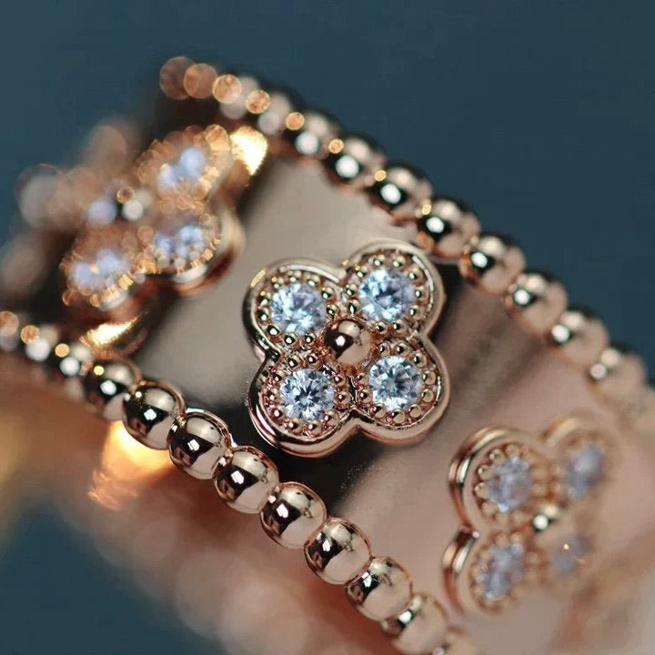 [Rose Jewelrys]CLOVER KALEIDOSCOPE RING 10MM