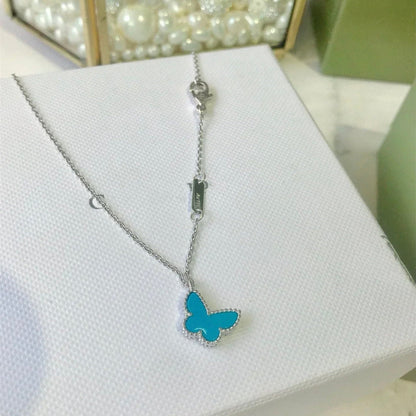 [Rose Jewelrys]BUTTERFLY TURQUOISE BUTTERFLY BRACELET SILVER