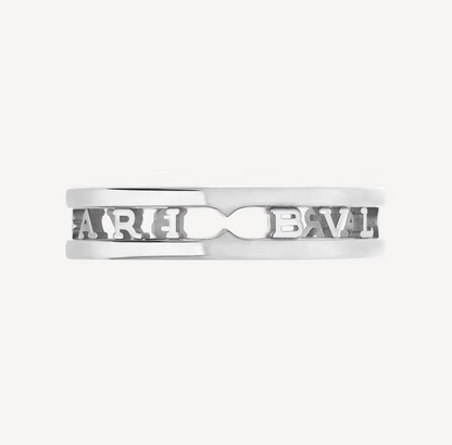 [Rose Jewelrys]ZERO 1 ONE-BAND WITH OPENWORK LOGO SPIRAL RING