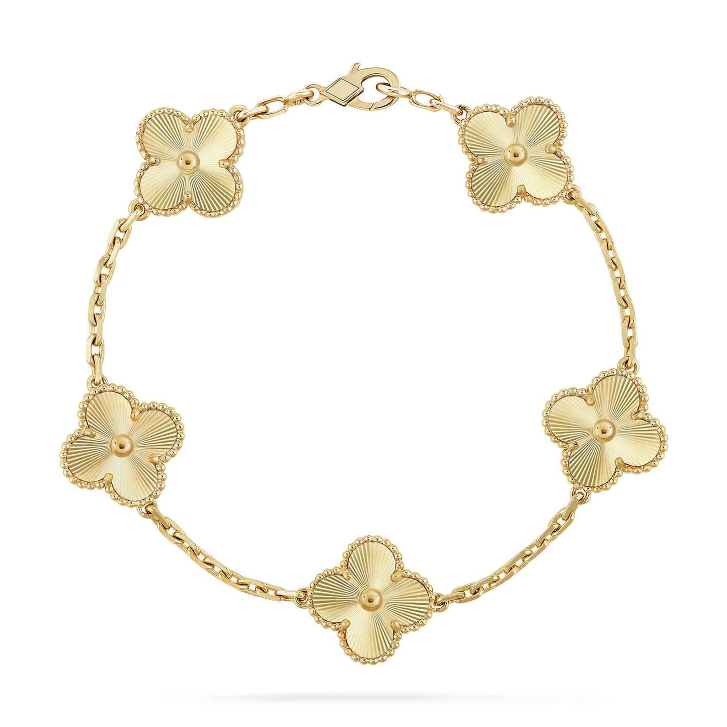 [Rose Jewelrys]CLOVER 5 FLOWERS LASER BRACELET