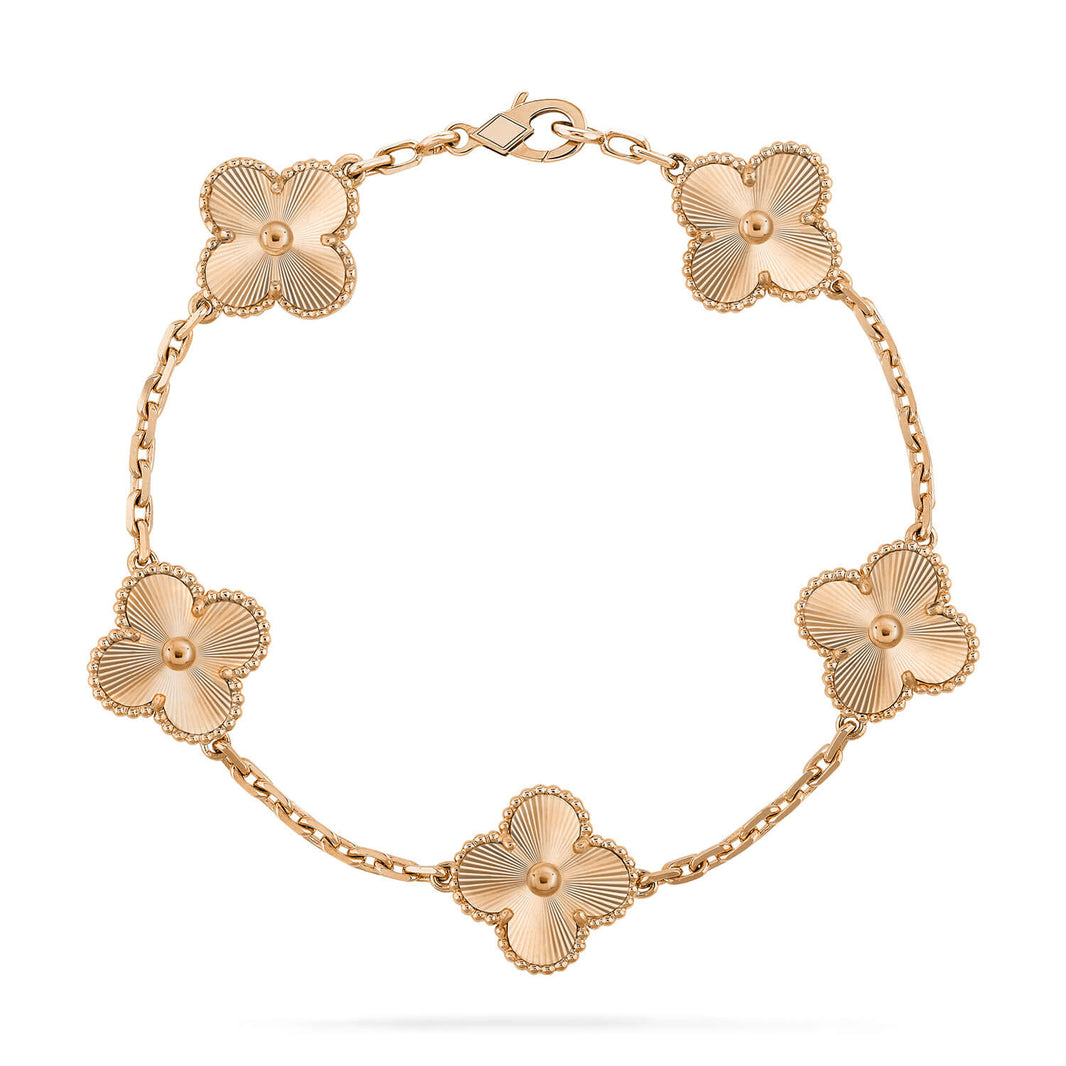 [🌹Rose💎]CLOVER 5 FLOWERS LASER BRACELET