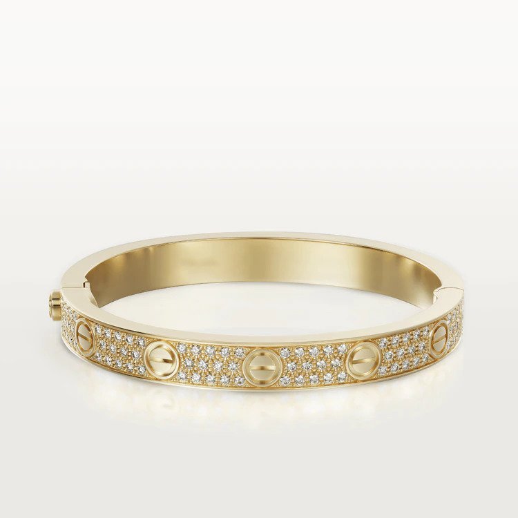 [🌹Rose💎]LOVE BRACELET 6.1MM DIAMOND-PAVED