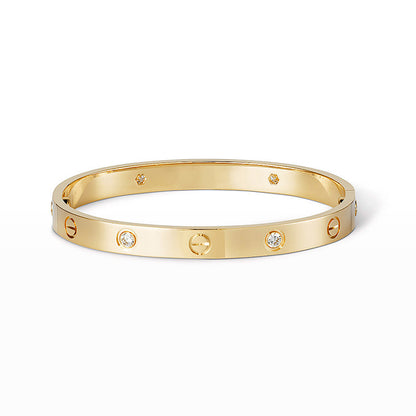 []LOVE BRACELET 6.1MM 4 DIAMONDS