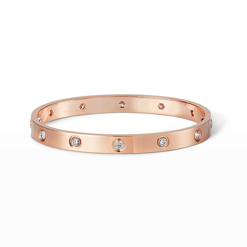 [Rose Jewelrys ]LOVE BRACELET 6.1MM 10 DIAMONDS