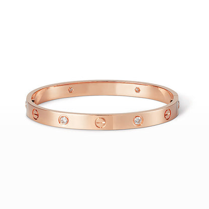 []LOVE BRACELET 6.1MM 4 DIAMONDS