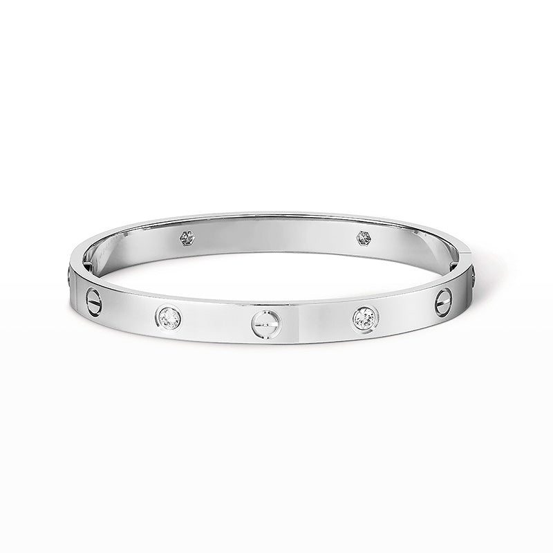 []LOVE BRACELET 6.1MM 4 DIAMONDS
