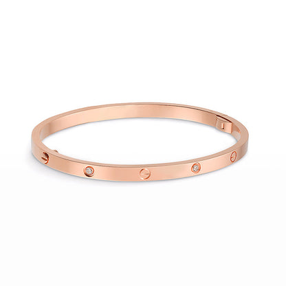 [Rose Jewelrys]LOVE BRACELET 3.65MM 6 DIAMONDS