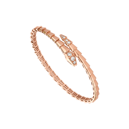[Rose Jewelrys]SERPENTI BRACELET DIAMONDS PINK GOLD