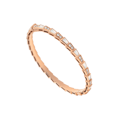 [Rose Jewelrys]SERPENTI BRACELET PINK GOLD MOP DIAMOND