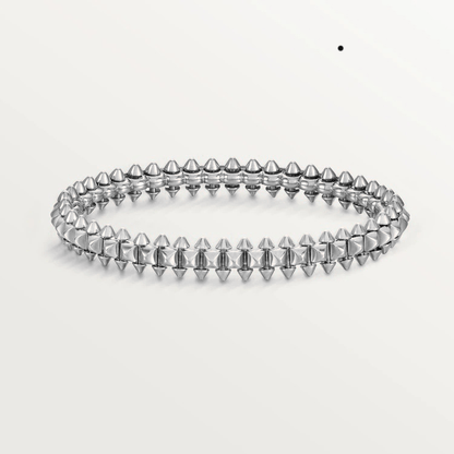 []CLASH SILVER BRACELET
