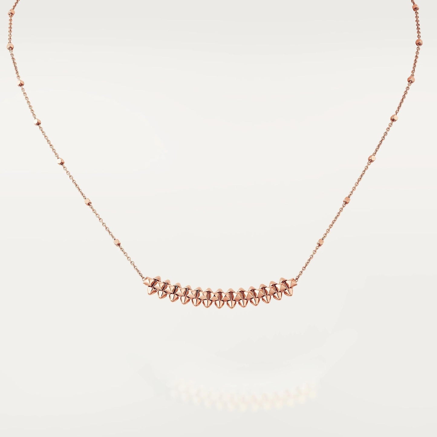 [Rose Jewelrys]CLASH PINK GOLD NECKLACE