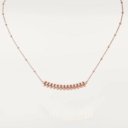 [Rose Jewelrys]CLASH PINK GOLD NECKLACE