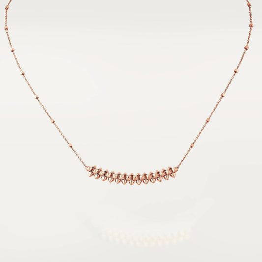 [Rose Jewelrys]CLASH PINK GOLD NECKLACE