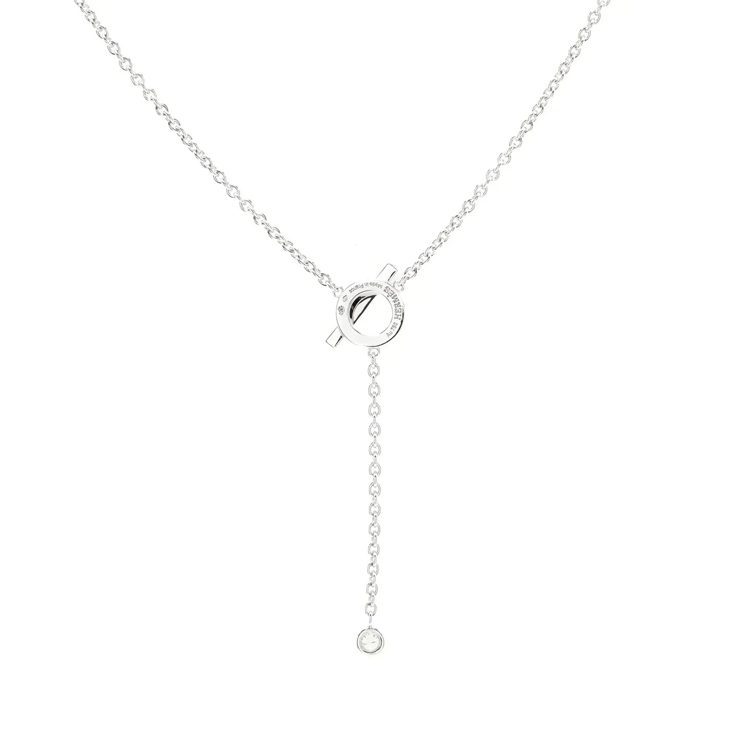 [Rose Jewelrys]FINESSE SILVER DIAMOND NECKLACE