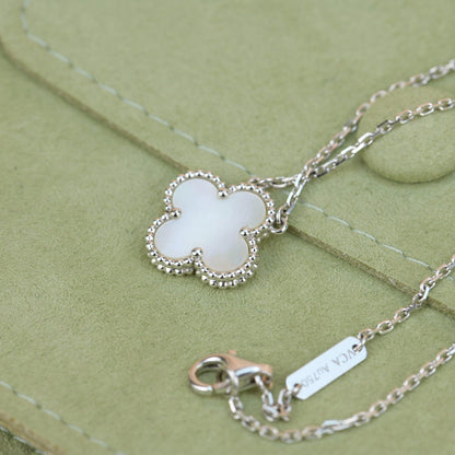 [Rose Jewelrys]CLOVER  15MM WHITE MOTHER-OF-PEARL SILVER