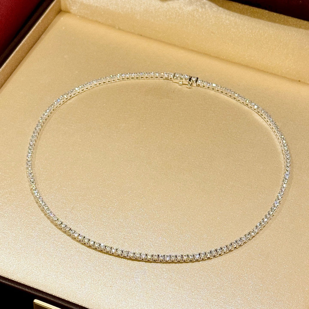 [🌹Rose💎]TENNIS FULL CRYSTAL NECKLACE