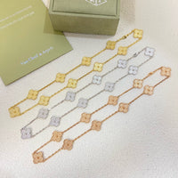 [🌹Rose💎] CLOVER TEN-PENDANT FULL DIAMOND NECKLACE