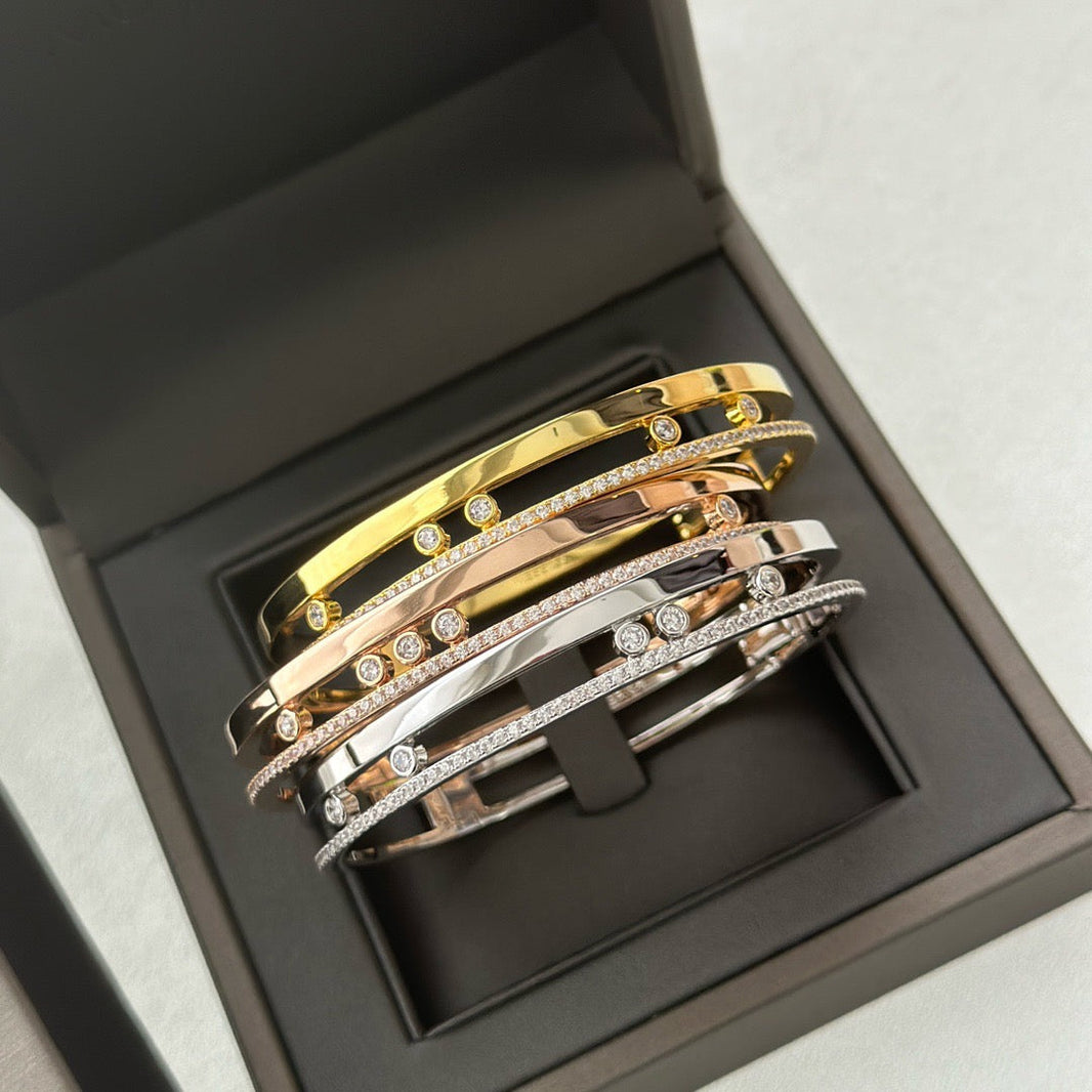[🌹Rose💎] MS HALF DIAMOND BRACELET