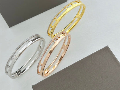 [🌹Rose💎] MS HALF DIAMOND BRACELET