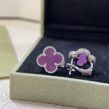 [🌹Rose💎]2025 NEW VIOLET STUD EARRINGS