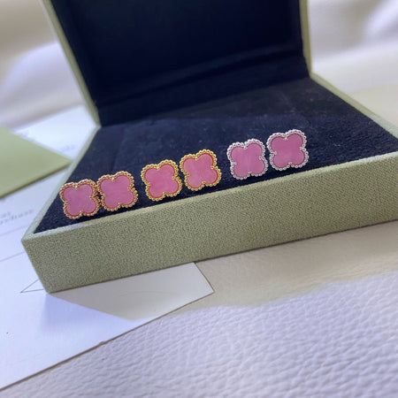 [🌹Rose💎]2025 NEW PINK MOTHER-OF-PEARL STUD EARRINGS
