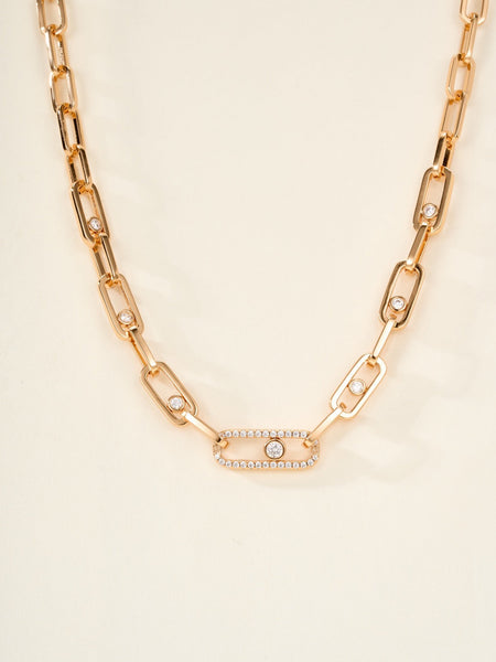 [🌹Rose💎]MK NEW SLIDING DIAMOND NECKLACE