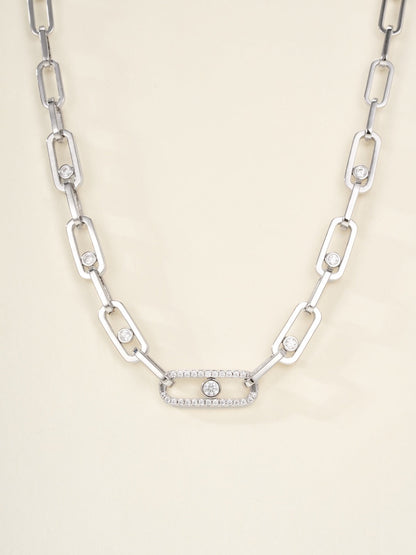 [🌹Rose💎]MK NEW SLIDING DIAMOND NECKLACE
