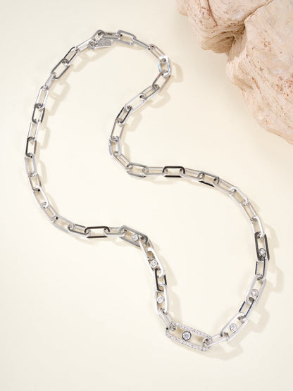 [🌹Rose💎]MK NEW SLIDING DIAMOND NECKLACE