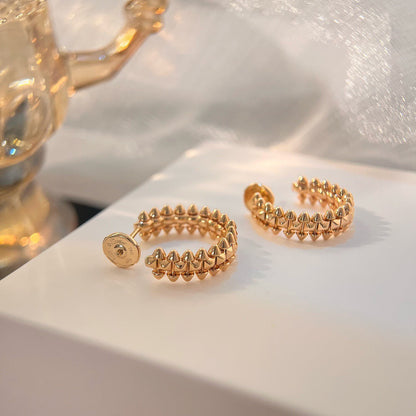 [Rose Jewelrys]CLASH SMALL HOOP EARRINGS