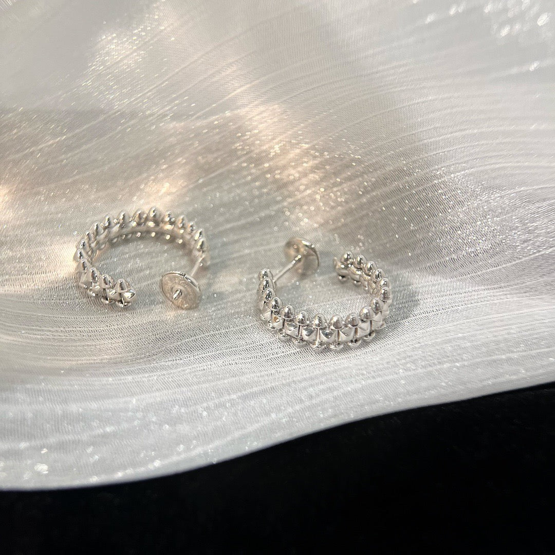 [Rose Jewelrys]CLASH SMALL HOOP EARRINGS