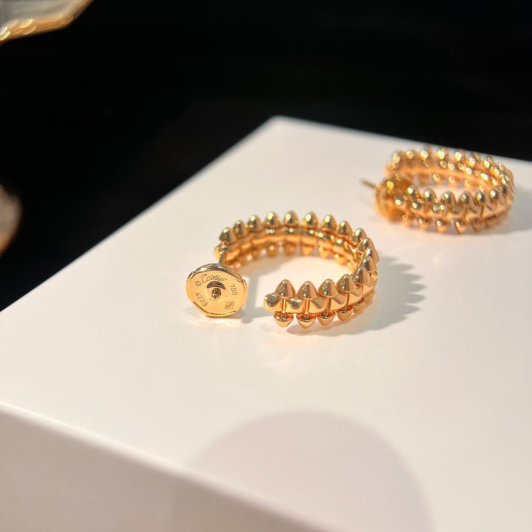 [Rose Jewelrys]CLASH SMALL HOOP EARRINGS