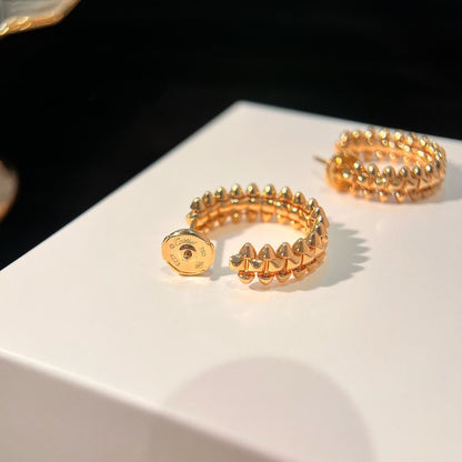[Rose Jewelrys]CLASH SMALL HOOP EARRINGS
