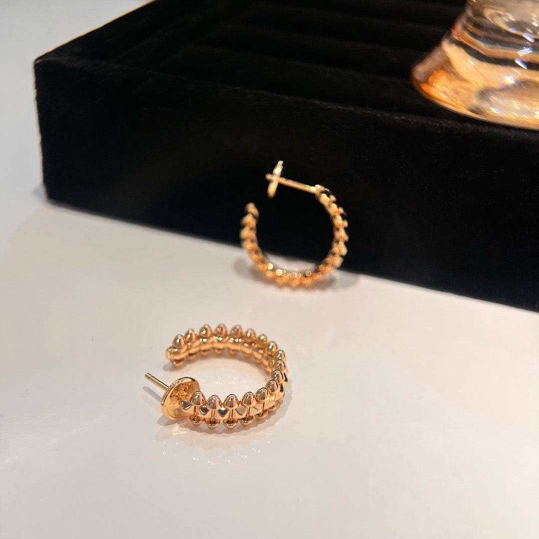 [Rose Jewelrys]CLASH SMALL HOOP EARRINGS