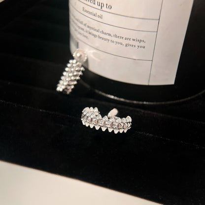 [Rose Jewelrys]CLASH SMALL HOOP EARRINGS