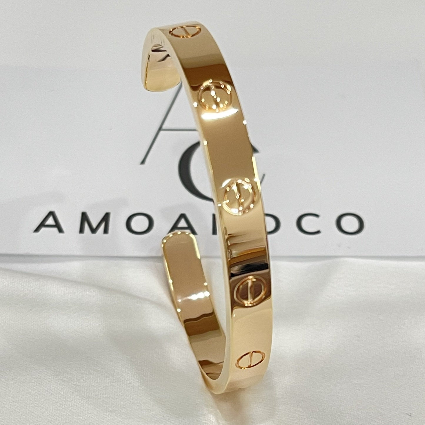 [Rose Jewelrys]LOVE BRACELET 6.1MM OPEN CUFF