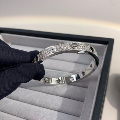 [Rose Jewelrys]LOVE BRACELET 6.1MM DIAMOND-PAVED CERAMIC