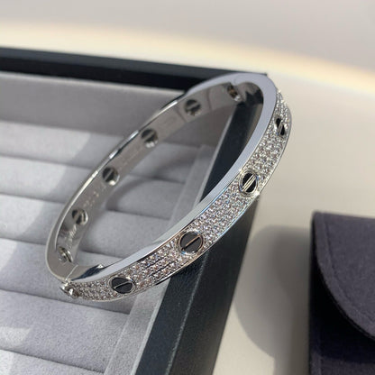 [Rose Jewelrys]LOVE BRACELET 6.1MM DIAMOND-PAVED CERAMIC