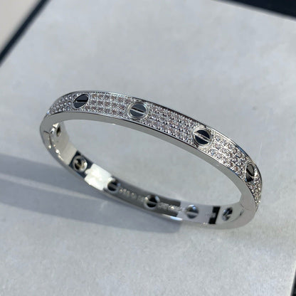 [Rose Jewelrys]LOVE BRACELET 6.1MM DIAMOND-PAVED CERAMIC