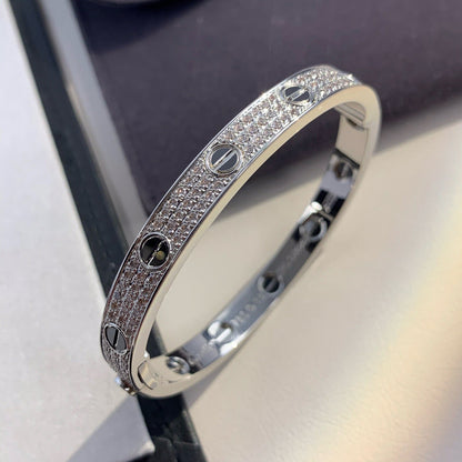 [Rose Jewelrys]LOVE BRACELET 6.1MM DIAMOND-PAVED CERAMIC