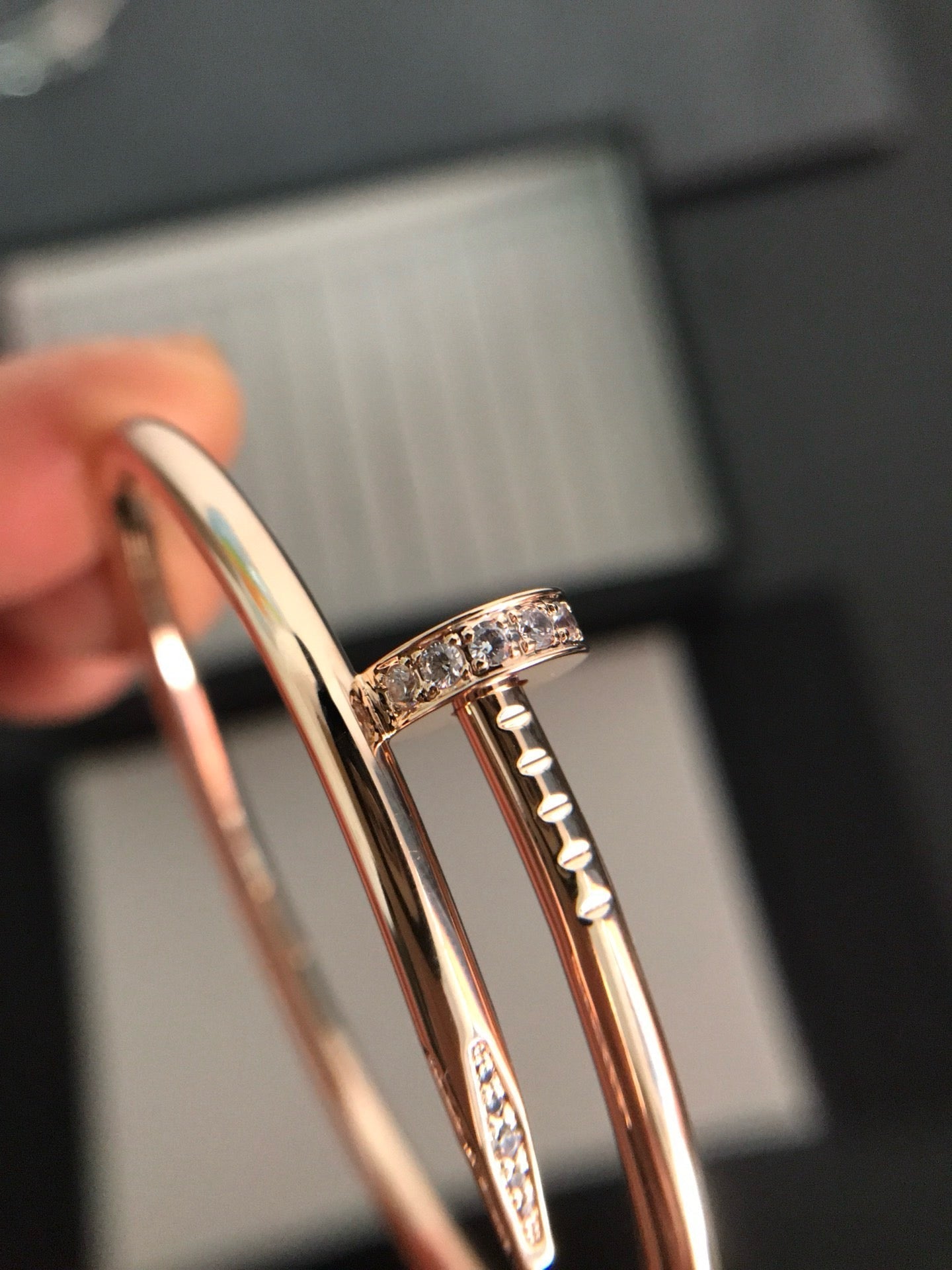 [Rose Jewelrys]JUSTE BRACELET 3.5MM DIAMONDS