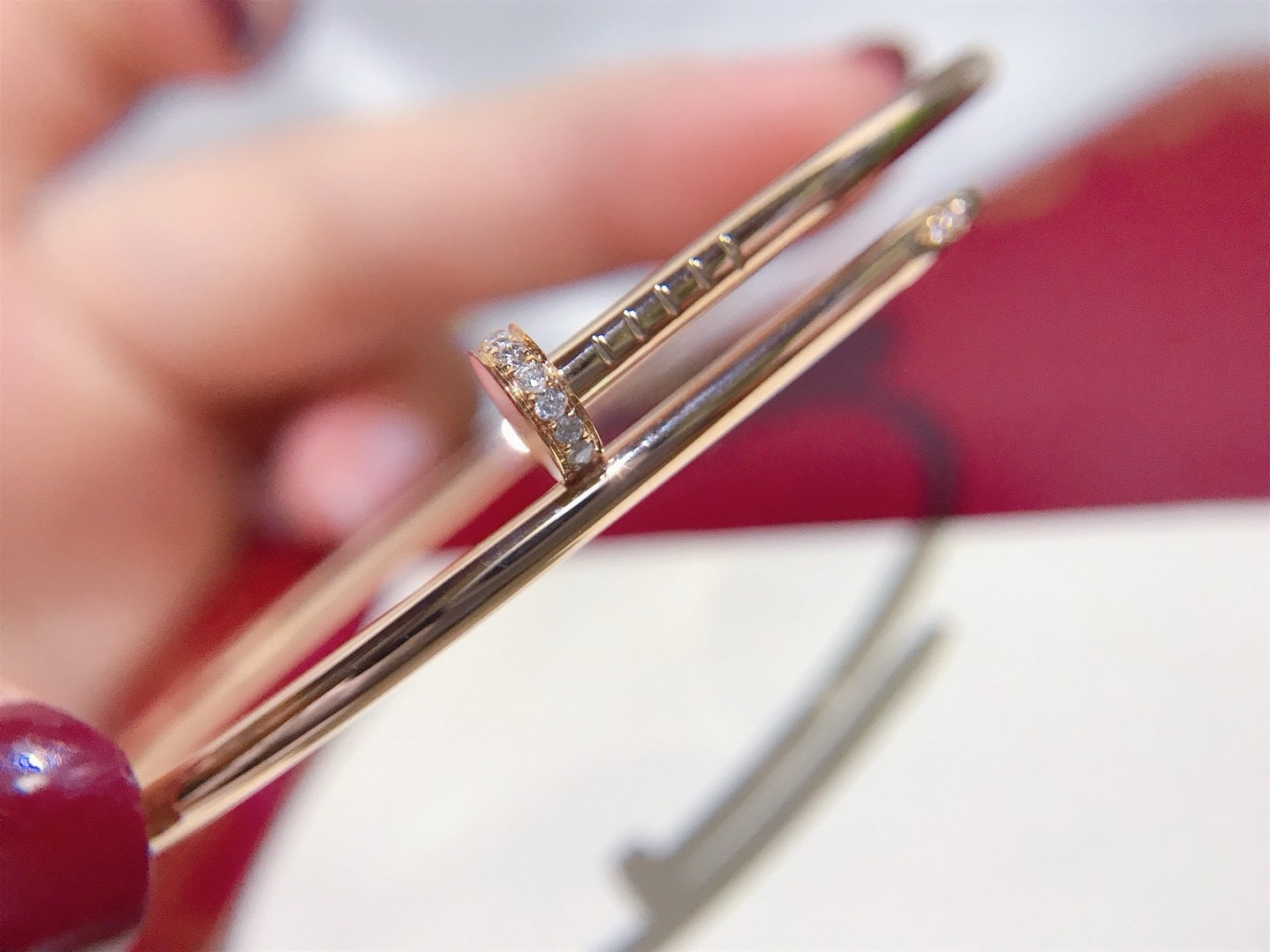 [Rose Jewelrys]JUSTE BRACELET 2.5MM DIAMONDS