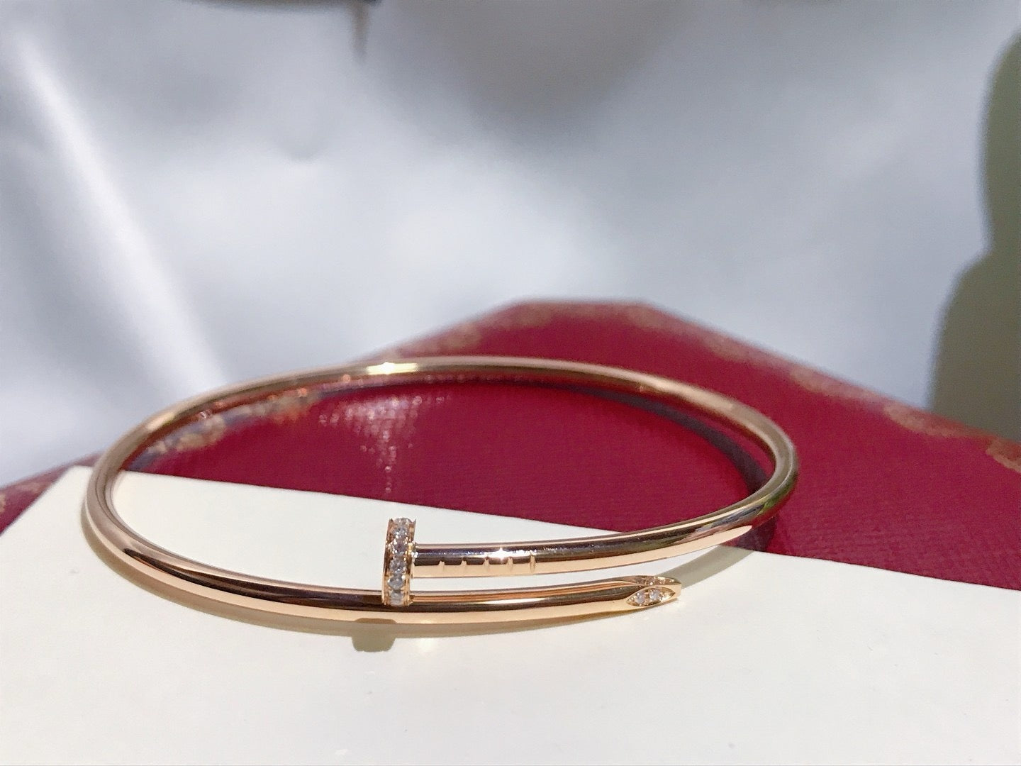 [Rose Jewelrys]JUSTE BRACELET 2.5MM DIAMONDS