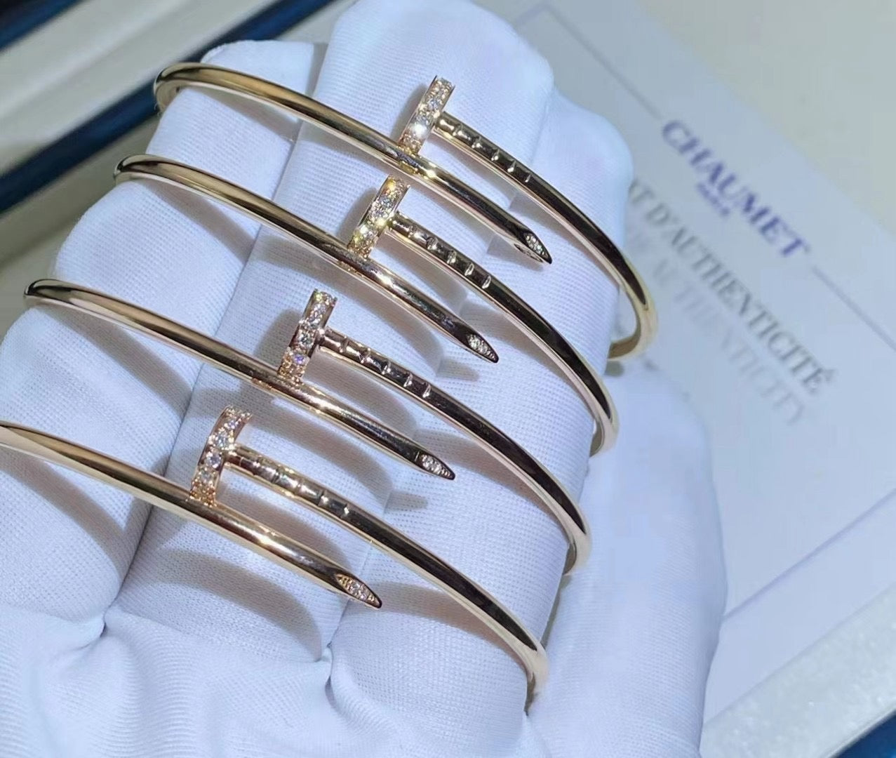 [Rose Jewelrys]JUSTE BRACELET 2.5MM DIAMONDS