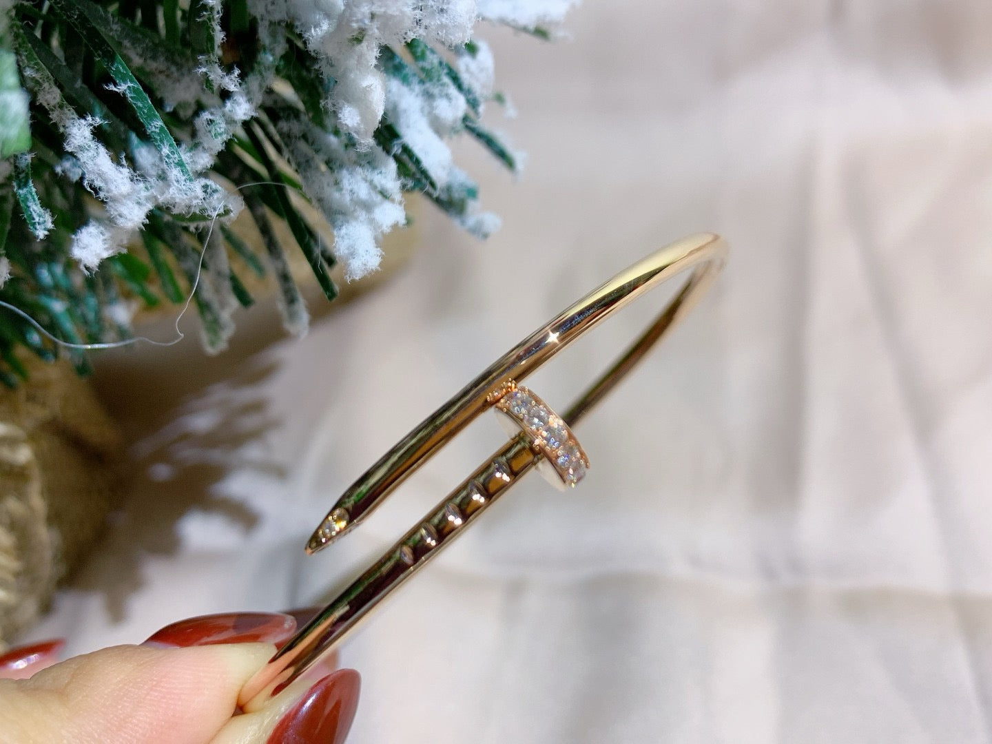 [Rose Jewelrys]JUSTE BRACELET 2.5MM DIAMONDS