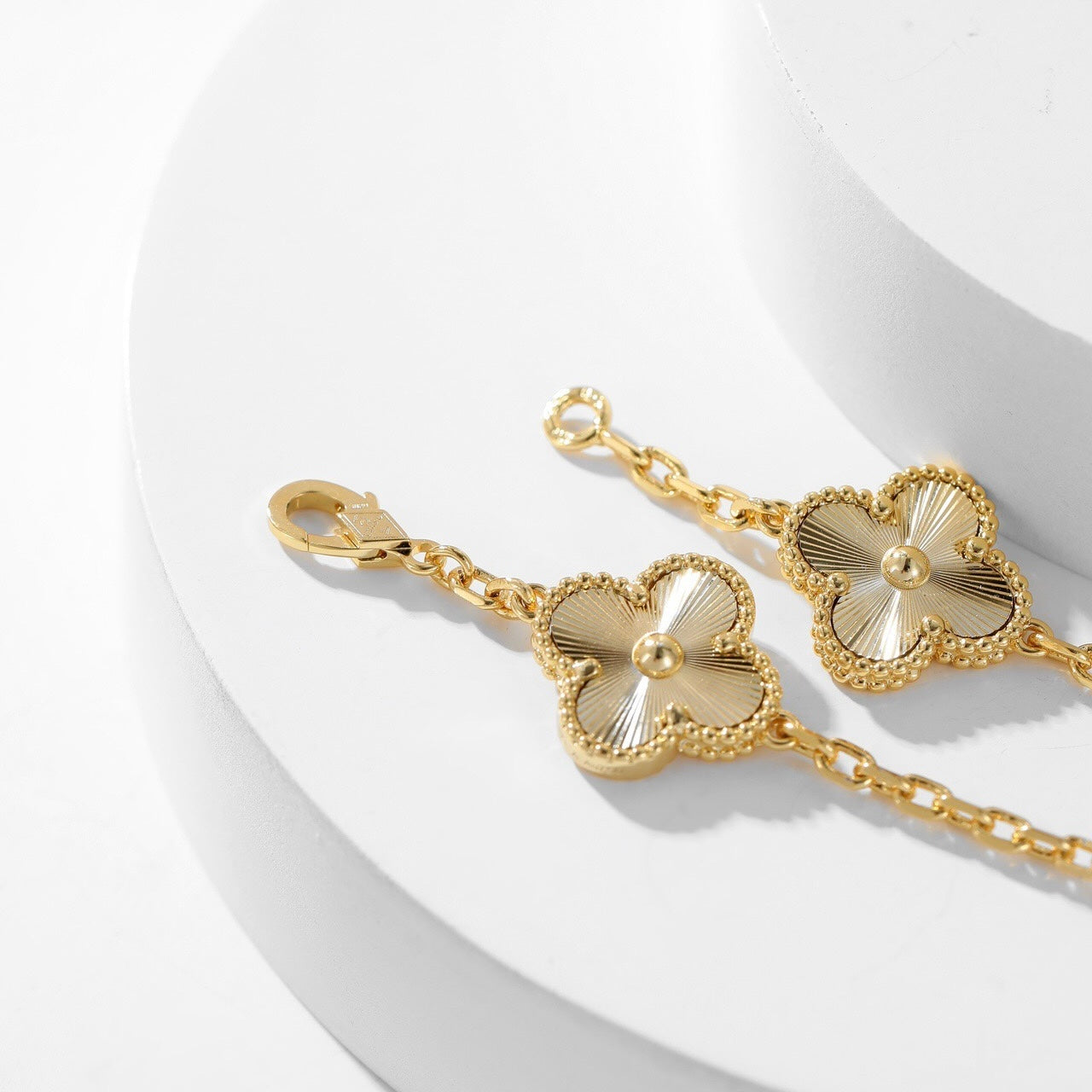 [Rose Jewelrys]CLOVER 10 MOTIFS LASER NECKLACE
