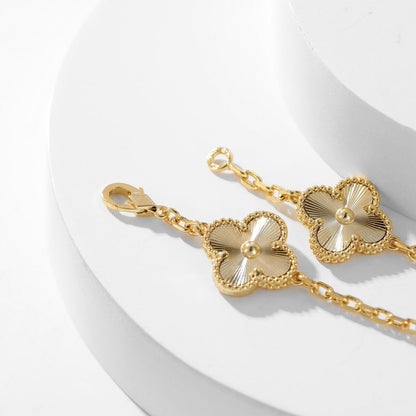 [Rose Jewelrys]CLOVER 10 MOTIFS LASER NECKLACE