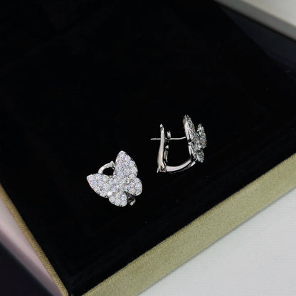 []BUTTERFLY ALL DIAMOND EARRINGS